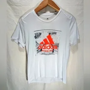 Adidas running shirt with Japanese writing. Retired not available in stores